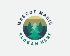 Pine Tree Forest logo design