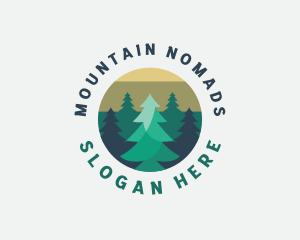 Pine Tree Forest logo design