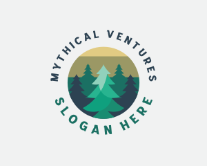 Pine Tree Forest logo design