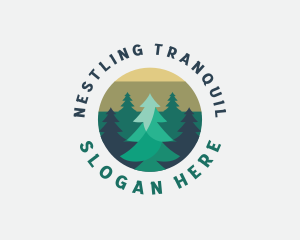 Pine Tree Forest logo design