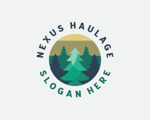 Pine Tree Forest logo design