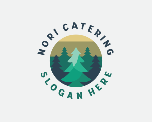 Pine Tree Forest logo design