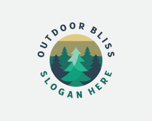 Pine Tree Forest logo design