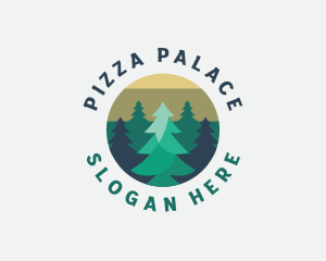 Pine Tree Forest logo design