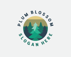 Pine Tree Forest logo design