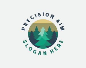 Pine Tree Forest logo design