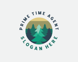 Pine Tree Forest logo design