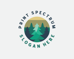 Pine Tree Forest logo design