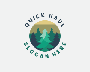 Pine Tree Forest logo design