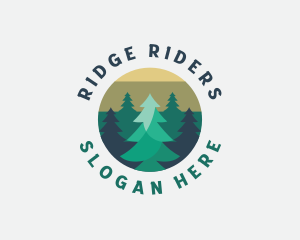 Pine Tree Forest logo design