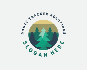 Pine Tree Forest logo design