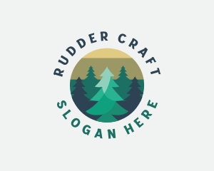 Pine Tree Forest logo design