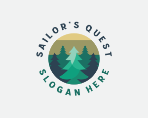 Pine Tree Forest logo design