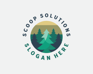 Pine Tree Forest logo design