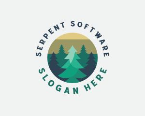 Pine Tree Forest logo design