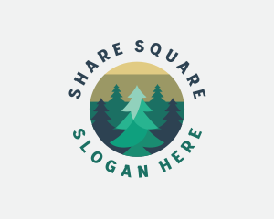 Pine Tree Forest logo design