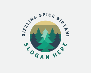 Pine Tree Forest logo design