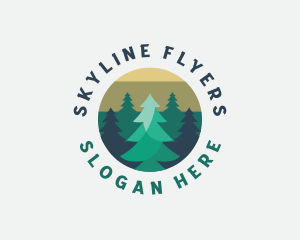 Pine Tree Forest logo design