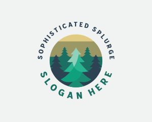 Pine Tree Forest logo design