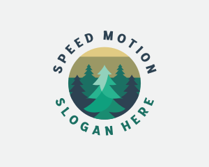 Pine Tree Forest logo design