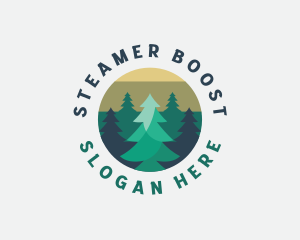 Pine Tree Forest logo design