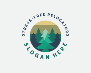 Pine Tree Forest logo design