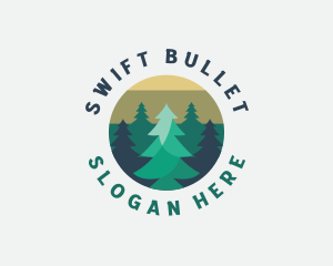 Pine Tree Forest logo design