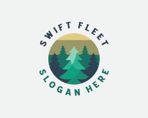 Pine Tree Forest logo design