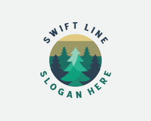 Pine Tree Forest logo design