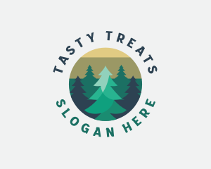 Pine Tree Forest logo design