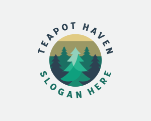 Pine Tree Forest logo design