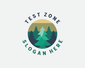 Pine Tree Forest logo design