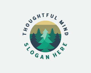 Pine Tree Forest logo design