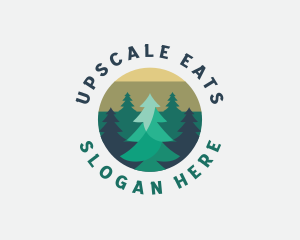 Pine Tree Forest logo design