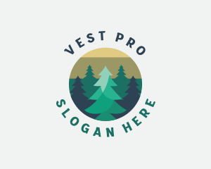 Pine Tree Forest logo design