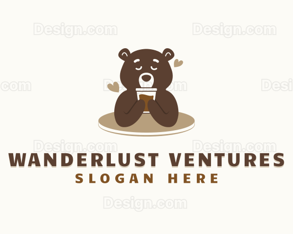 Coffee Bear Latte Logo