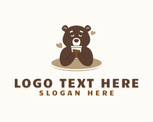 Coffee Bear Latte Logo