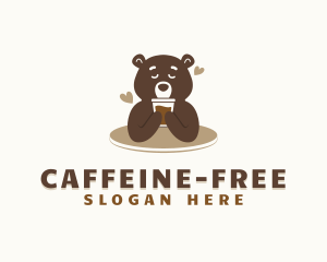 Coffee Bear Latte logo design