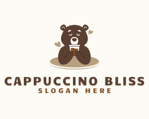 Coffee Bear Latte logo design