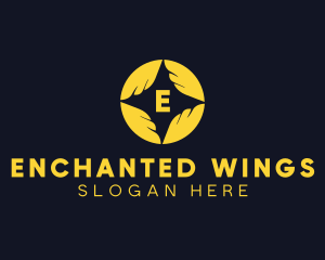 Star Bird Wings logo design