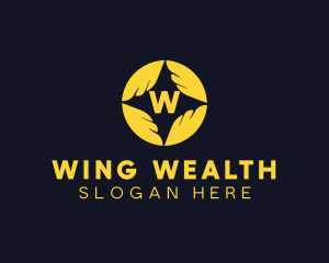 Star Bird Wings logo design