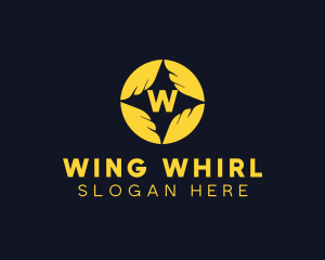 Star Bird Wings logo design