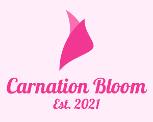 Pink Rosebud Petals logo design