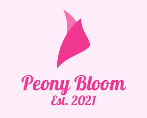 Pink Rosebud Petals logo design