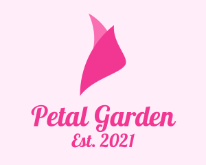 Pink Rosebud Petals logo design