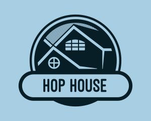 Roofing Window House logo design