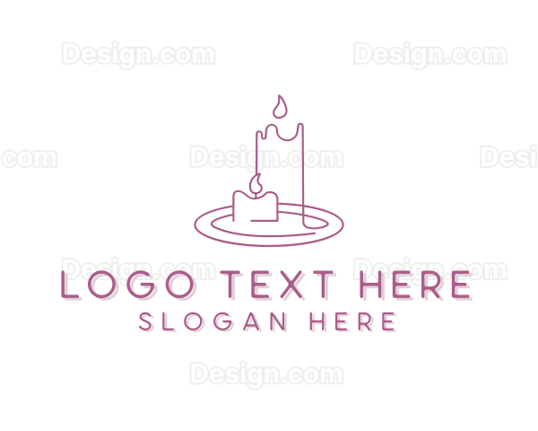 Scented Candle Decoration Logo