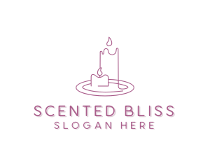 Scented Candle Decoration logo design