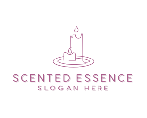 Scented Candle Decoration logo design