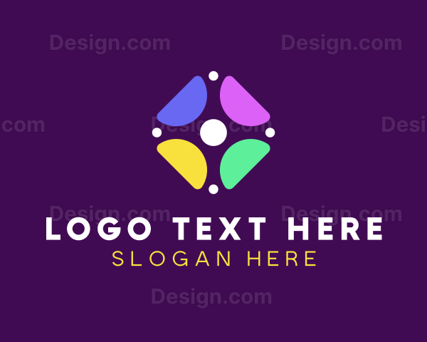 Abstract Flower Business Logo